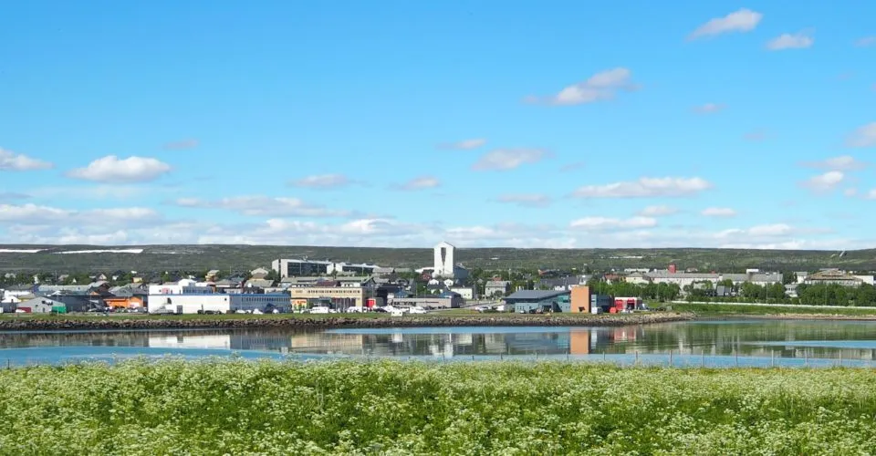 Vadsøya kulturpark sett fra sør