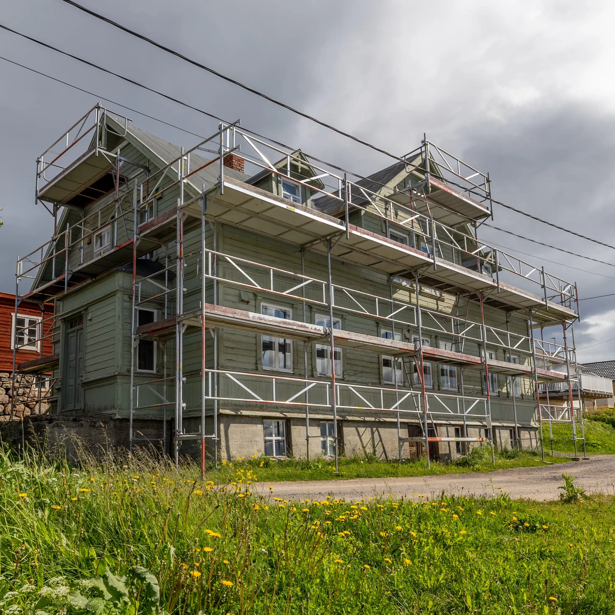 Bietilægården sett fra tunet