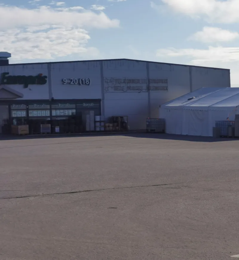 The shopfront of Europris Vadsø