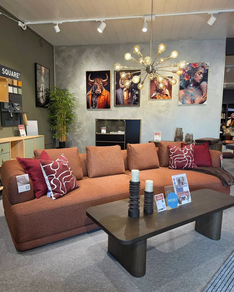 Sofa department at Fagmøbler Vadsø