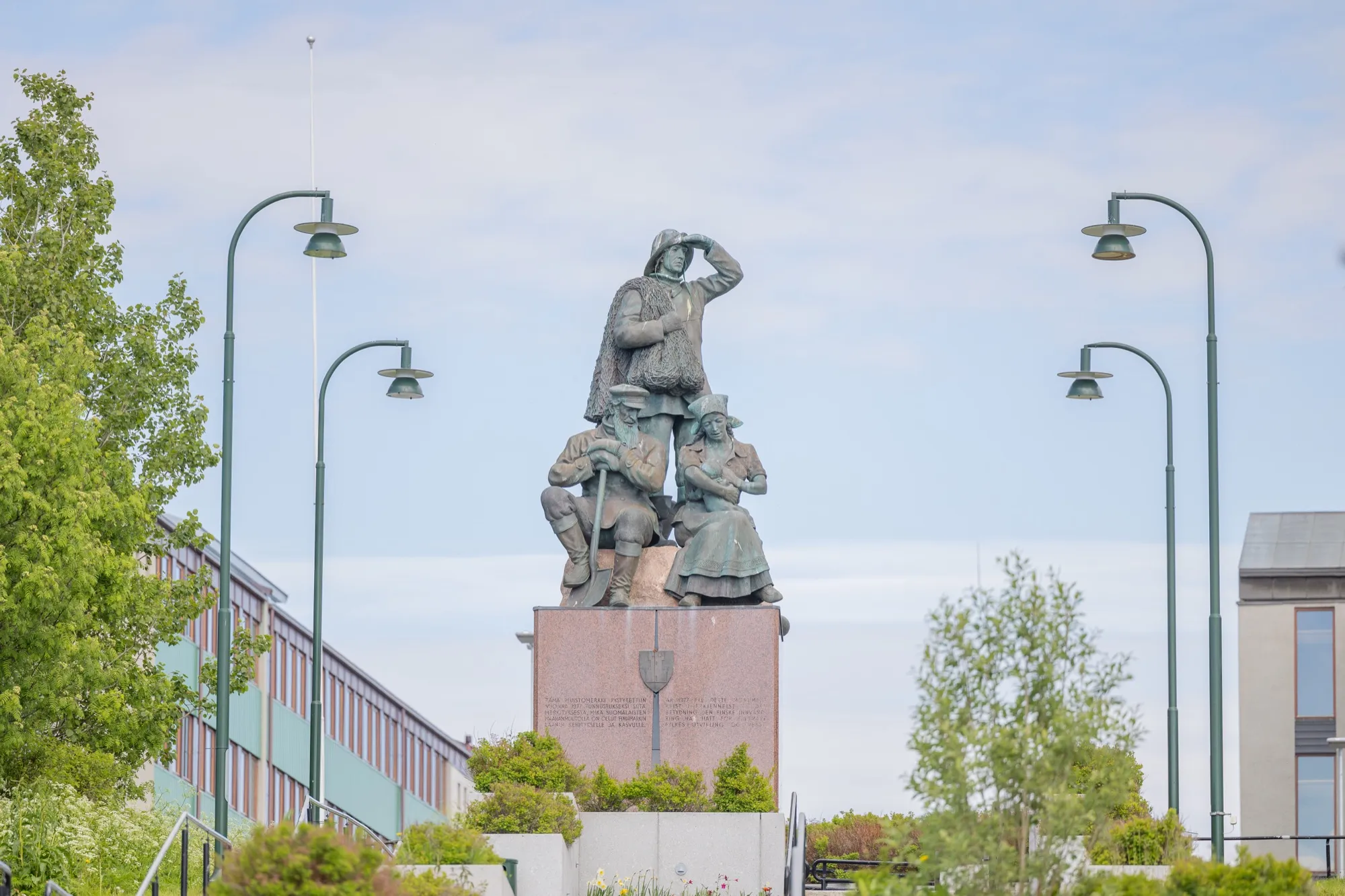 Detalj av Innvandrermonumentet