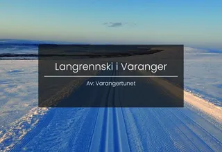 Cross-country skis on the trails of the Varanger Peninsula