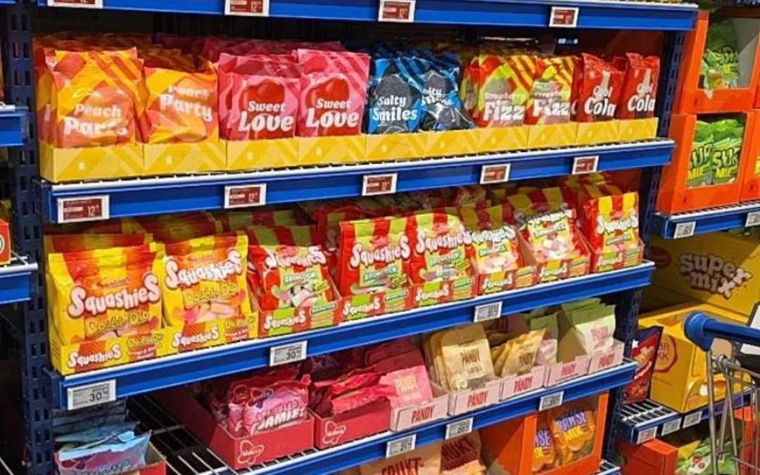 Godteriutvalget hos Rema 1000 Veisletta