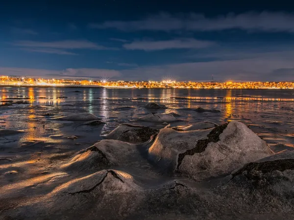 Vadsø at night