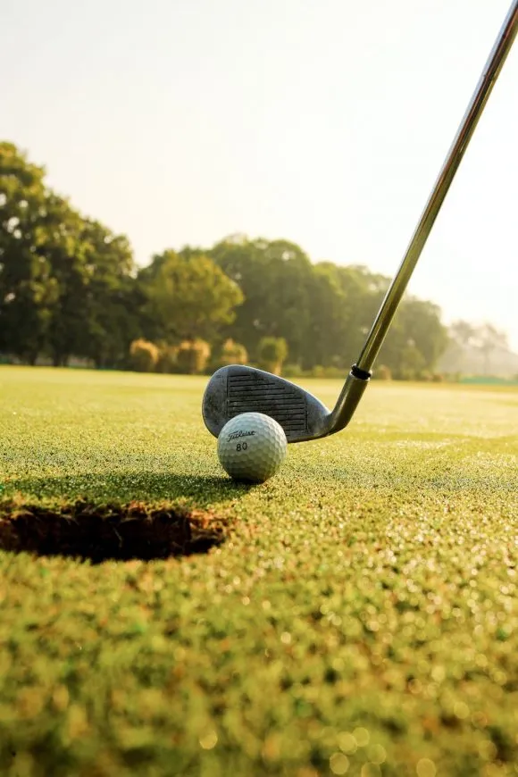 Golfbanen til Varanger Golfklubb i Vestre Jakobselv