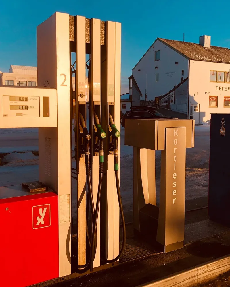 The petrol pumps at YX Vadsø